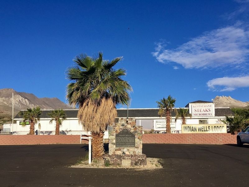 Indian Wells Marker. Click for full size. Indian Wells Marker image. Click for full size.