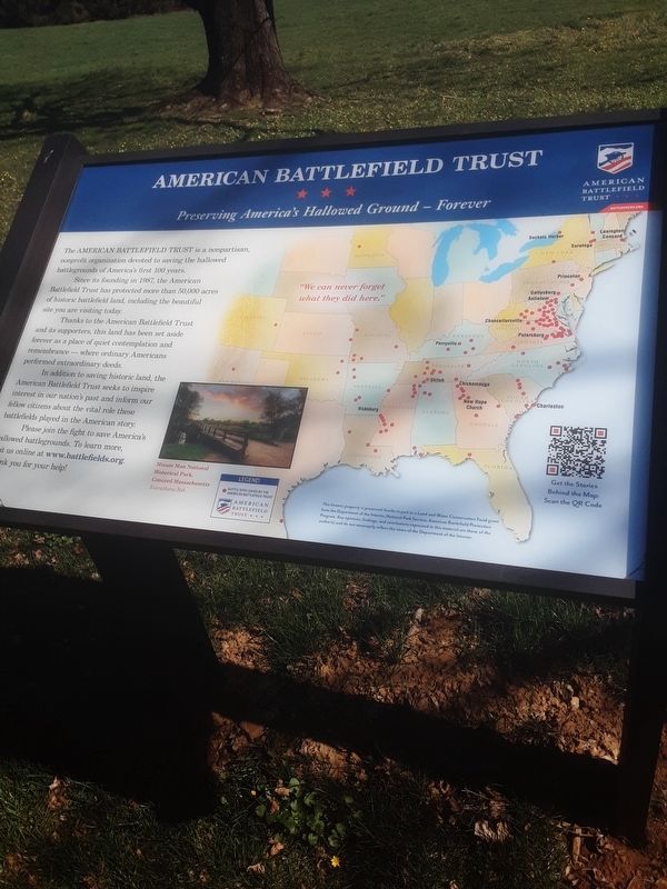 American Battlefield Trust Marker image. Click for full size.