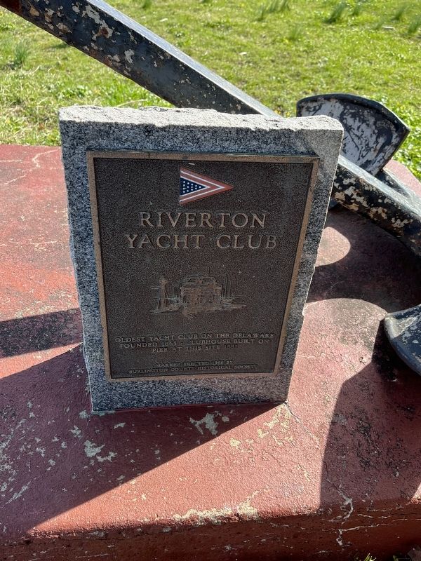 Riverton Yacht Club Marker image. Click for full size.