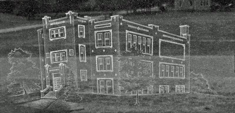 Marker detail: San Pierre High School image. Click for full size.