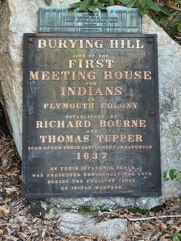 Burying Hill Marker image. Click for full size.