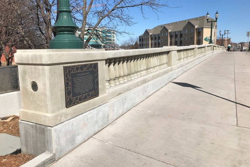 8th Street Bridge Marker image. Click for full size.