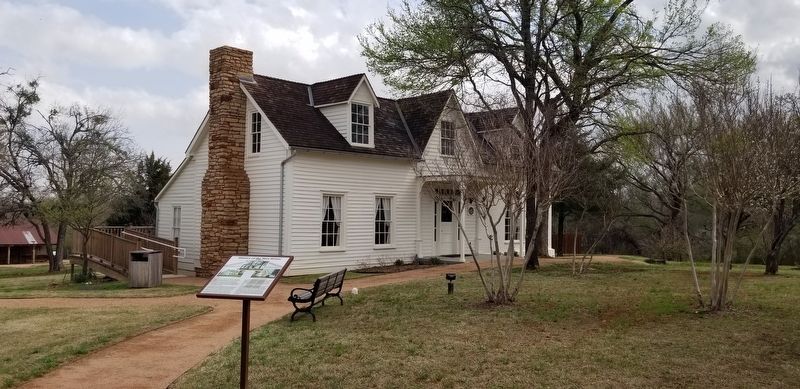 The Man House and Marker image. Click for full size.