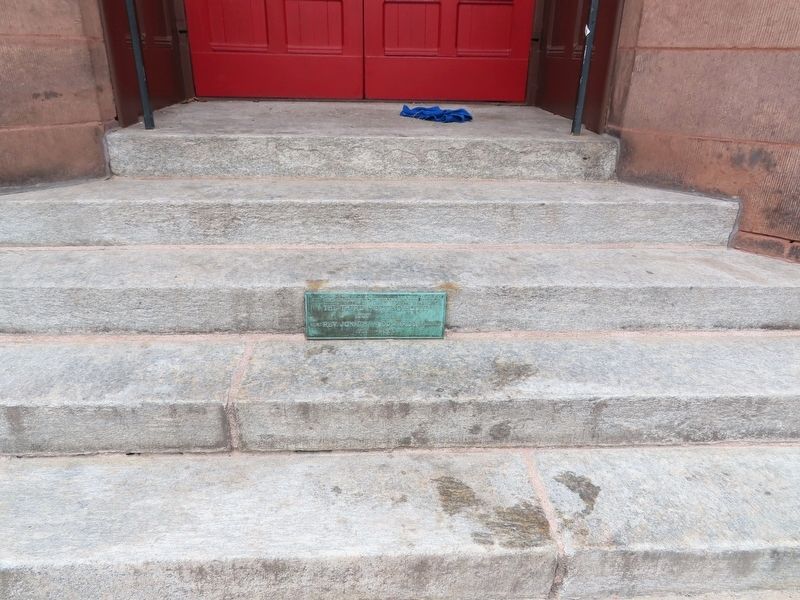 Third Meeting House Step Marker image. Click for full size.
