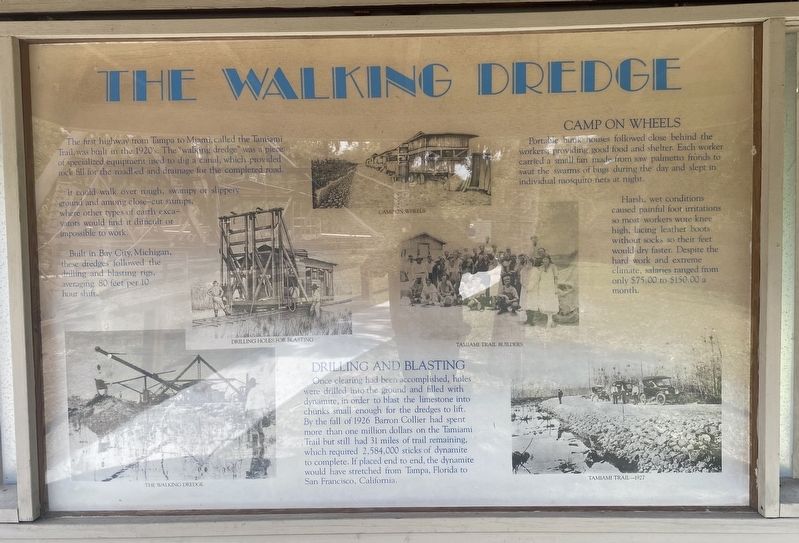 The Walking Dredge Marker image. Click for full size.