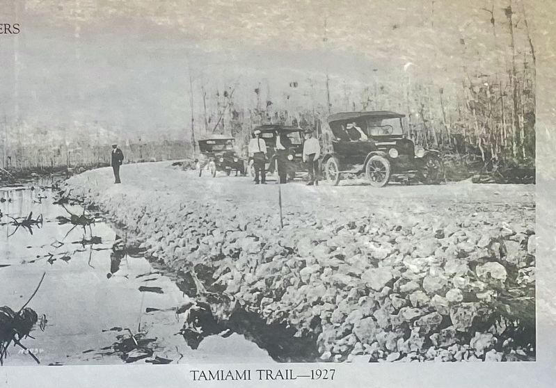 Tamiami Trail - 1927 image. Click for full size.