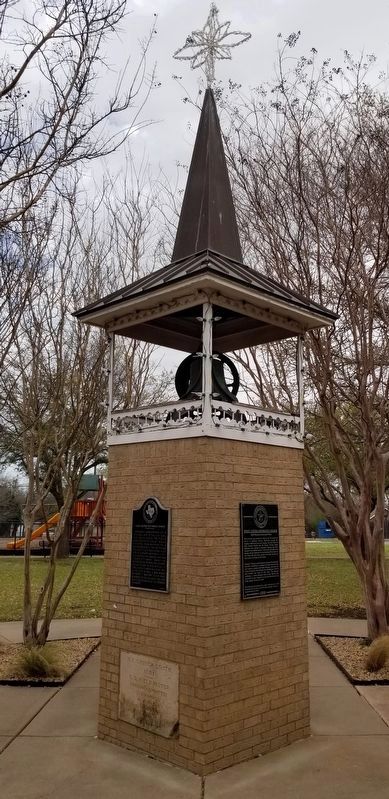 The First United Methodist Church of Midlothian Marker is the marker on the left of the two markers image. Click for full size.