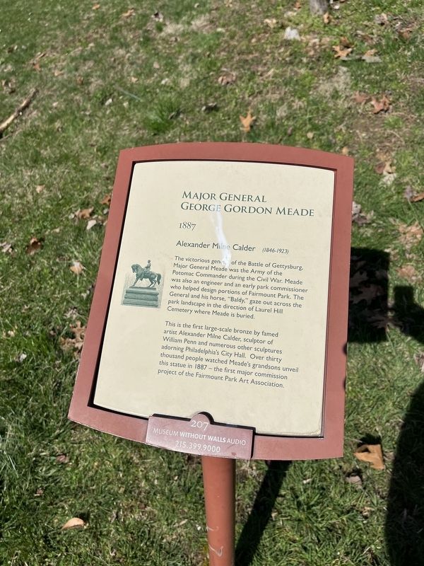 Major General George Gordon Meade Marker image. Click for full size.