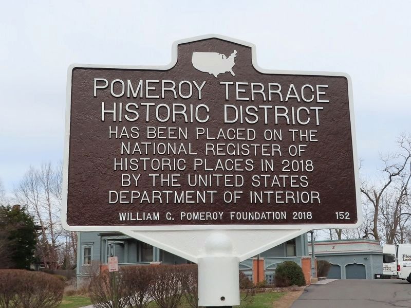 Pomeroy Terrace Marker image. Click for more information.