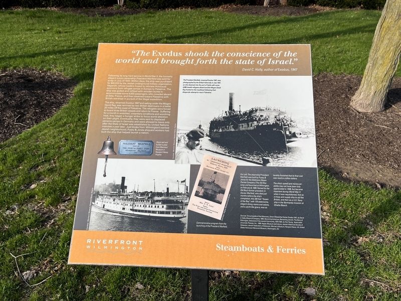 Steamboats & Ferries Marker. Click for full size. Steamboats & Ferries Marker image. Click for full size.