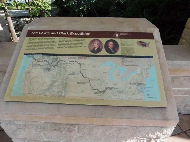 The Lewis and Clark Expedition Marker image. Click for full size.
