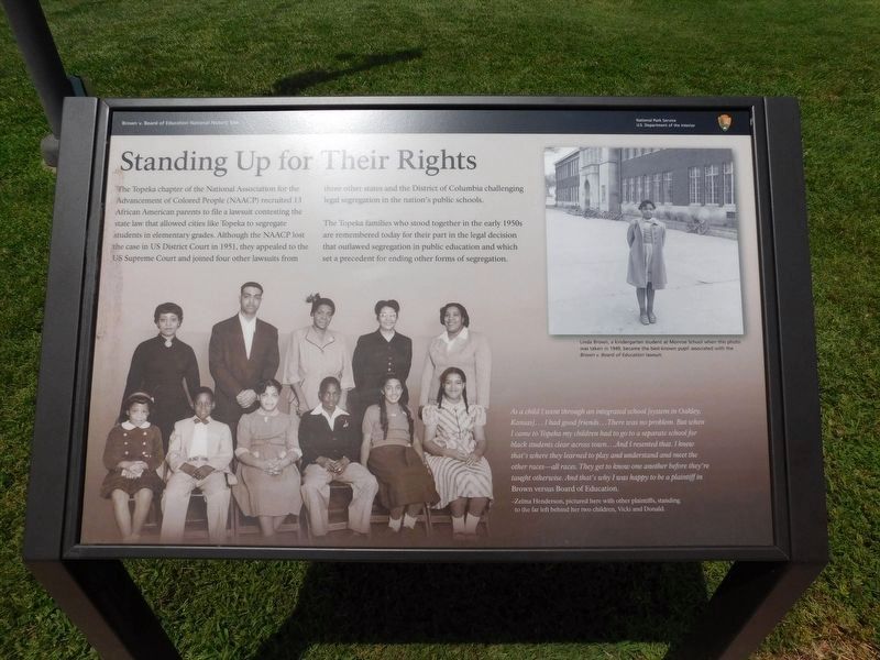 Standing Up for Their Rights Marker image. Click for full size.