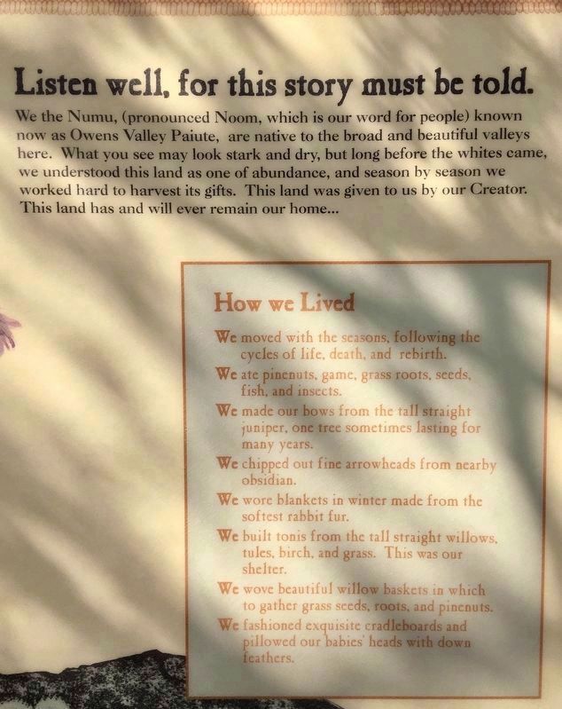 Listen Well / How We Lived image. Click for full size.