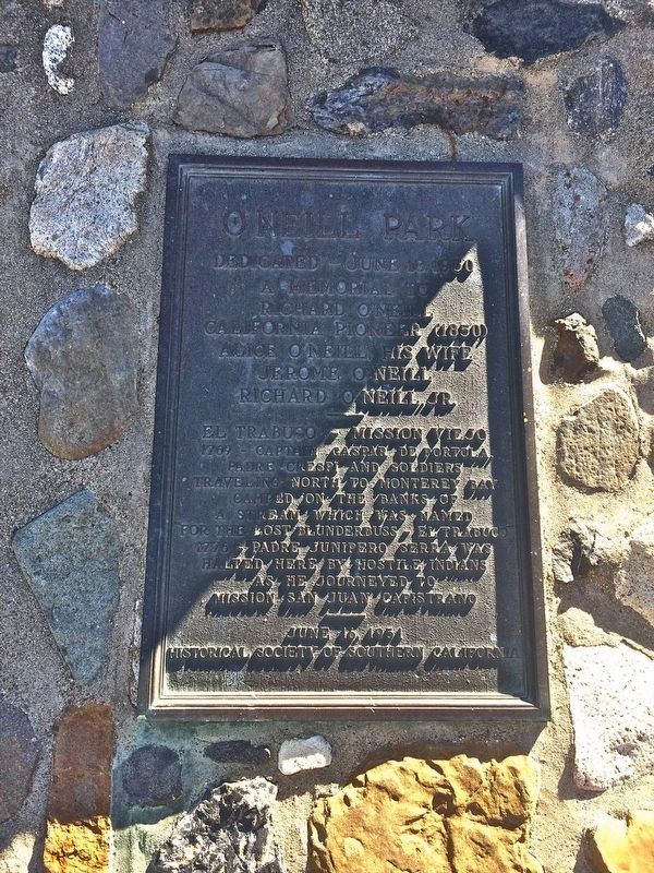 O'Neill Park Marker. Click for full size. O'Neill Park Marker image. Click for full size.