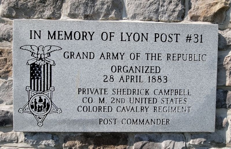 In Memory of Lyon Post #31 Marker image. Click for full size.