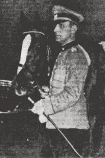 Major Yañez with another of his mounts image. Click for full size.