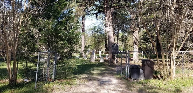 The view of the entrance to the Martha's Chapel Cemetery image. Click for full size.