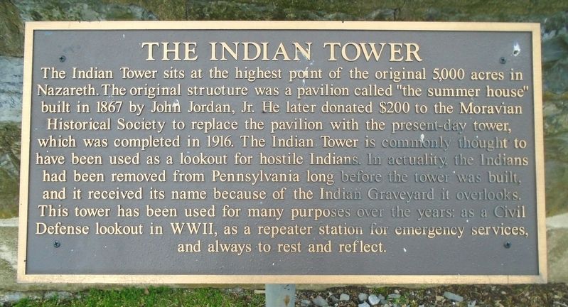 The Indian Tower Marker image. Click for full size.