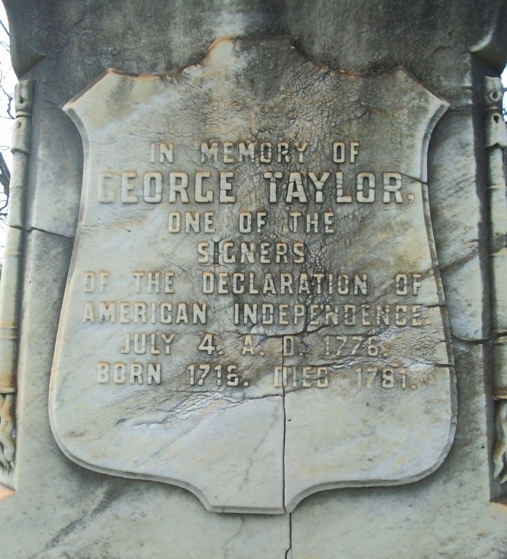 George Taylor Marker image. Click for full size.