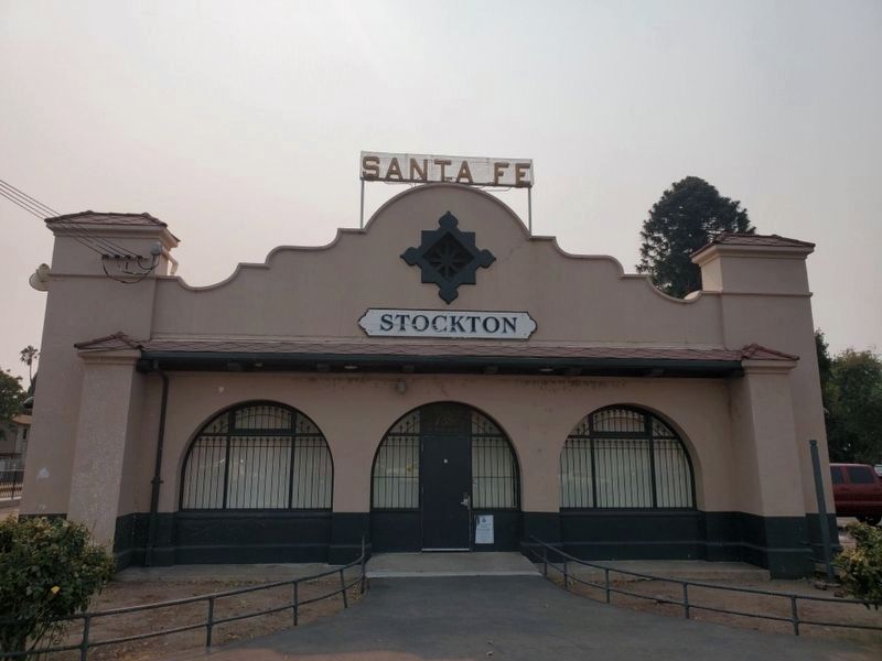 East side of the depot. Click for full size. East side of the depot image. Click for full size.
