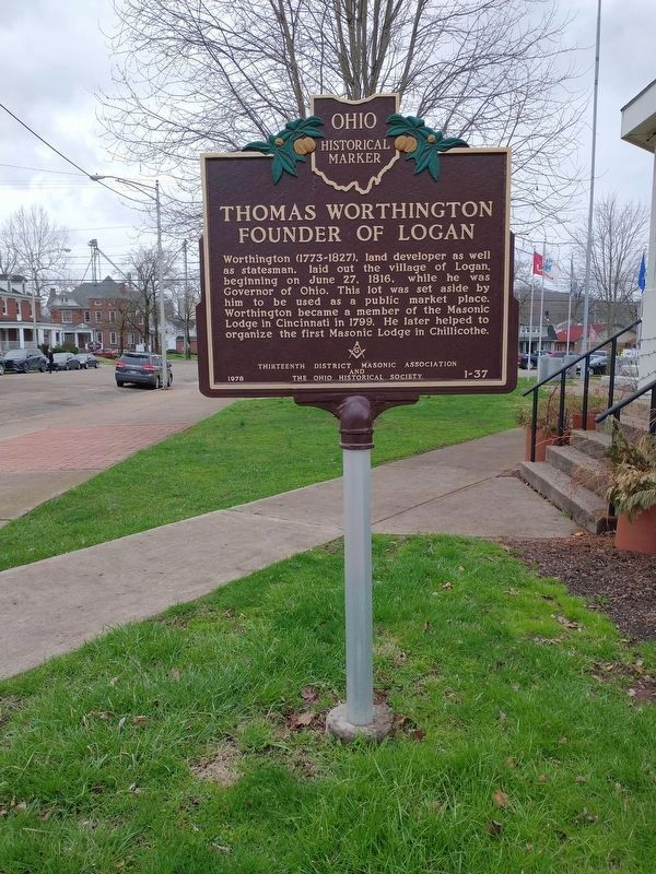 Thomas Worthington Marker image. Click for full size.