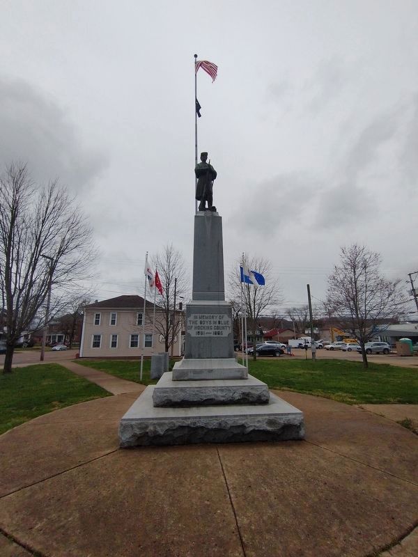 Hocking County Civil War Memorial. Click for full size. Hocking County Civil War Memorial image. Click for full size.