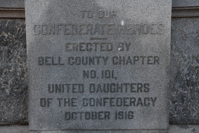Bell County Confederate Memorial image. Click for full size.