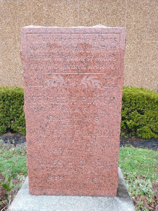 Monroe Township Veterans Memorial image. Click for full size.