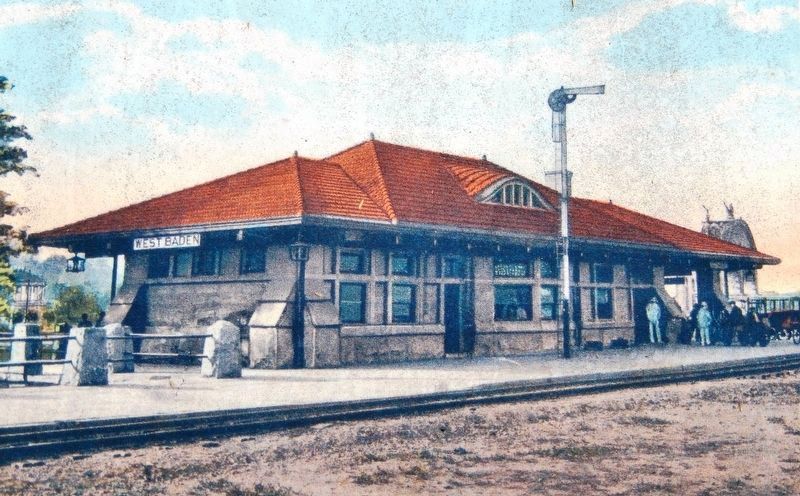 West Baden Depot image. Click for full size.