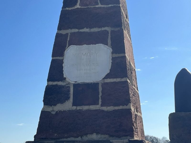 1st Battle of Bull Run Memorial image. Click for full size.