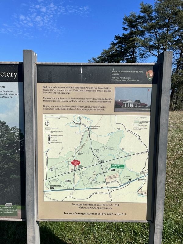 Manassas National Battlefield Park Marker image. Click for full size.