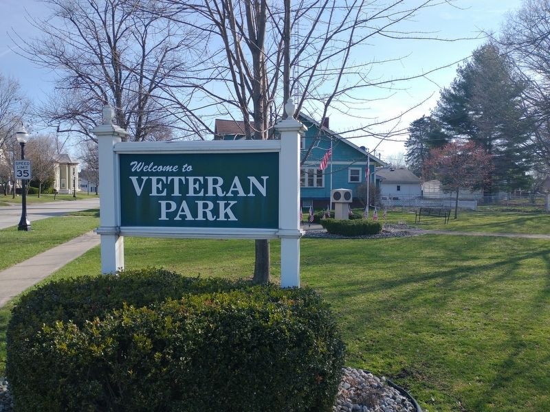 Veteran Park Marker image. Click for full size.
