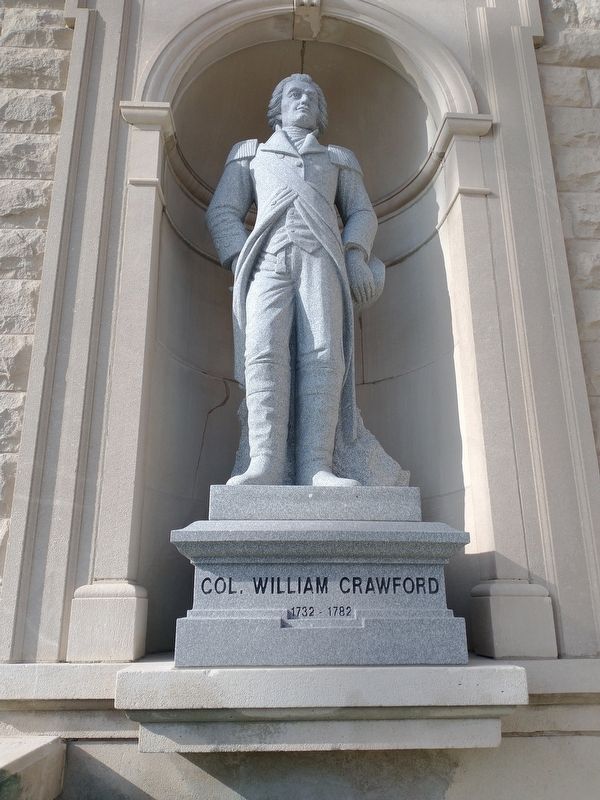Col. William Crawford Marker. Click for full size. Col. William Crawford Marker image. Click for full size.