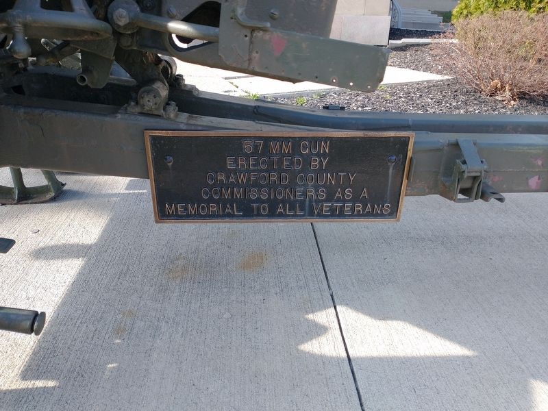 57 MM Gun Marker image. Click for full size.