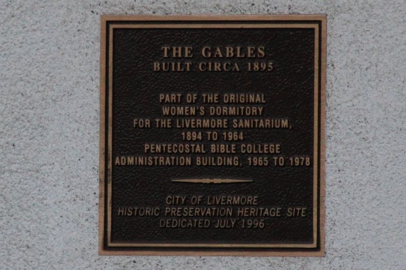 The Gables Marker image. Click for full size.