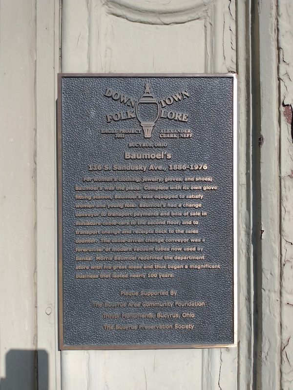 Baumoel's Marker. Click for full size. Baumoel's Marker image. Click for full size.