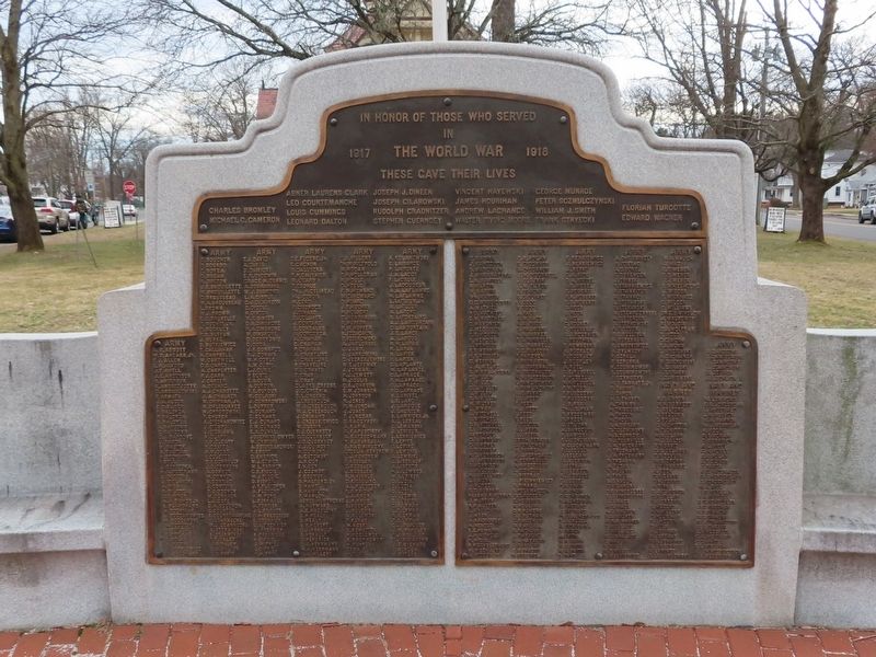 Easthampton World War I Monument image. Click for full size.