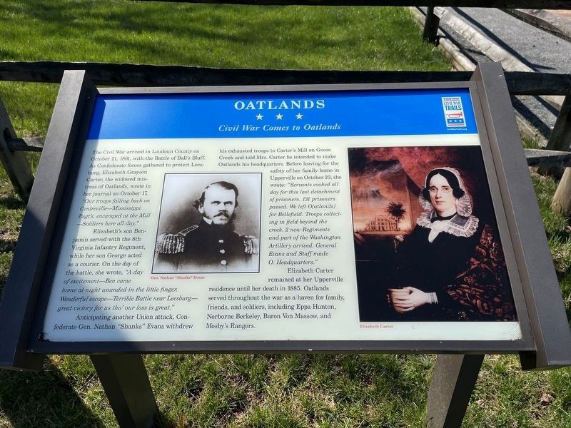 Oatlands Marker image. Click for full size.