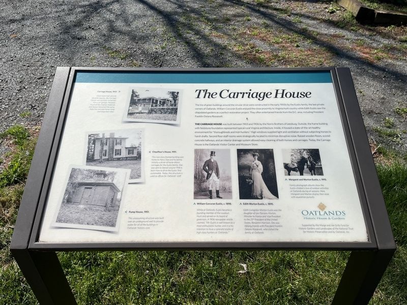 The Carriage House Marker image. Click for full size.