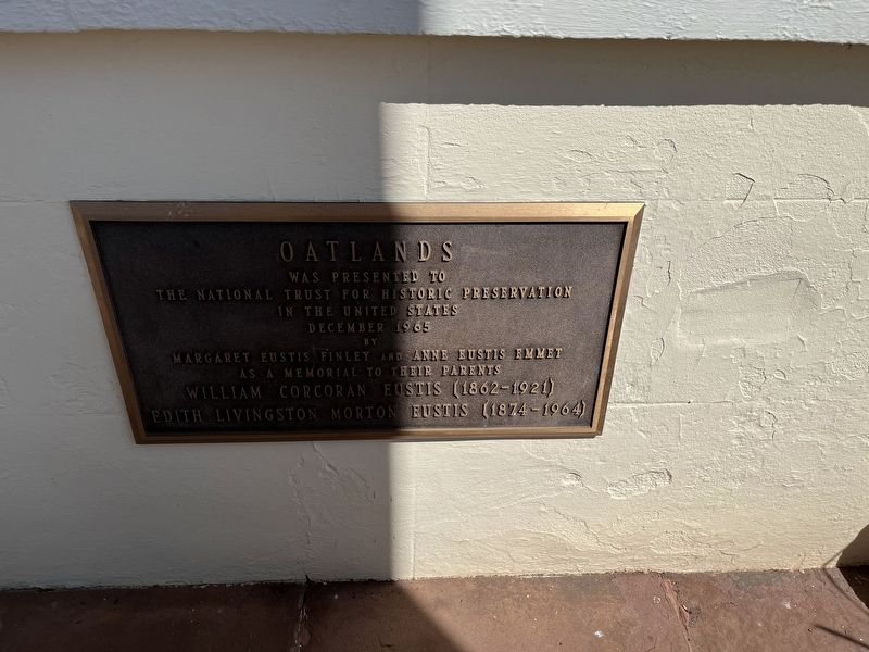 Donor plaque on the house image. Click for full size.