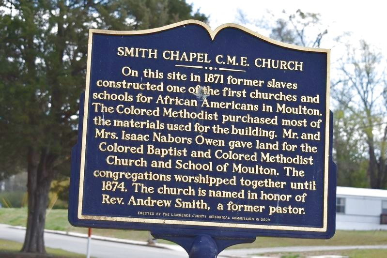 Smith Chapel C.M.E. Church Marker. Click for full size. Smith Chapel C.M.E. Church Marker image. Click for full size.