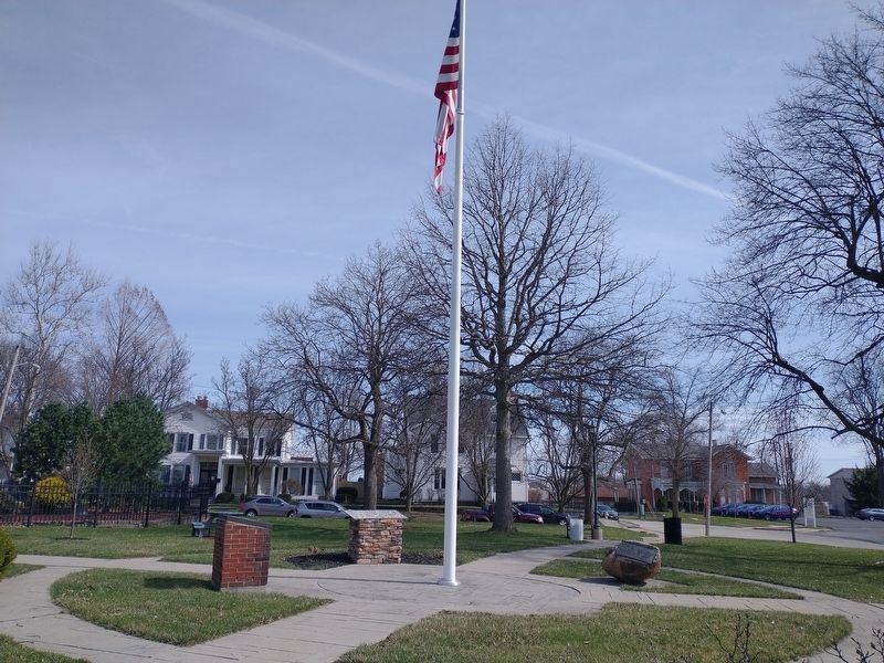 Flag Memorial Park Marker image. Click for full size.