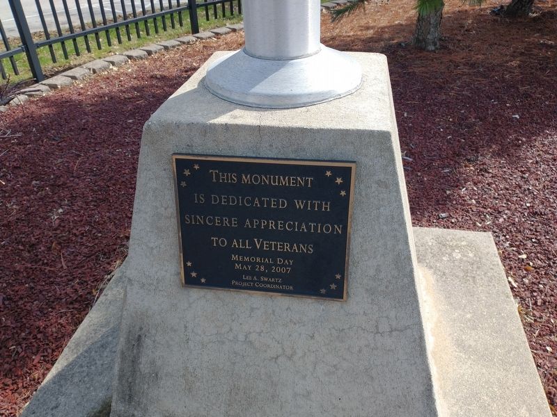 Veterans Memorial Flag Marker image. Click for full size.
