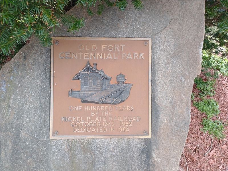 Old Fort Centennial Park Marker image. Click for full size.