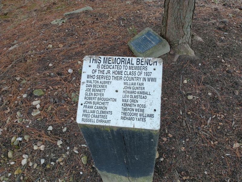 This Memorial Bench Marker image. Click for full size.