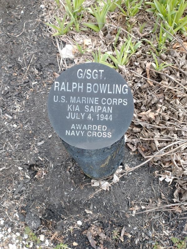 G/Sgt. Ralph Bowling Marker image. Click for full size.