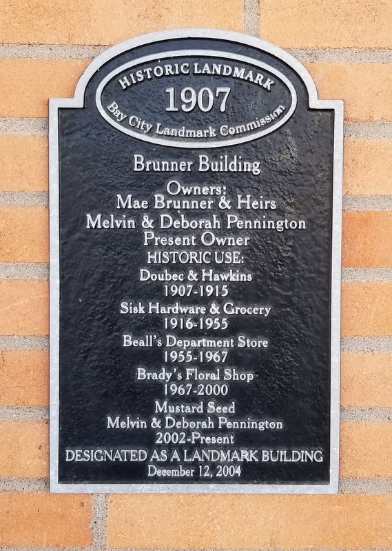 Brunner Building Marker image. Click for full size.