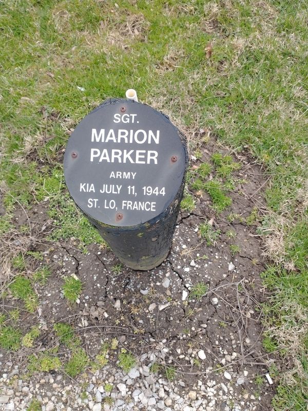 Sgt. Marion Parker Marker image. Click for full size.