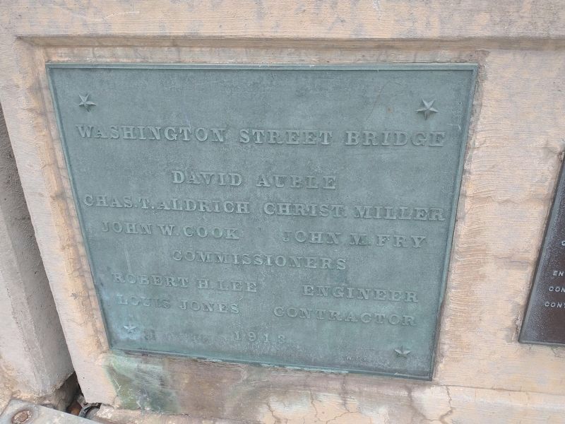 Dedication plaque for the bridge image. Click for full size.