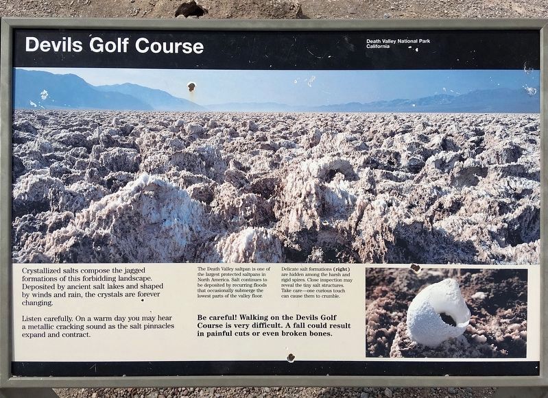 Devils Golf Course Marker image. Click for full size.